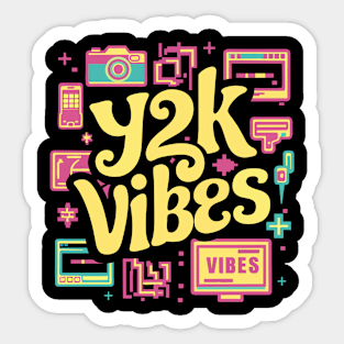 Y2K Vibes Retro Sticker